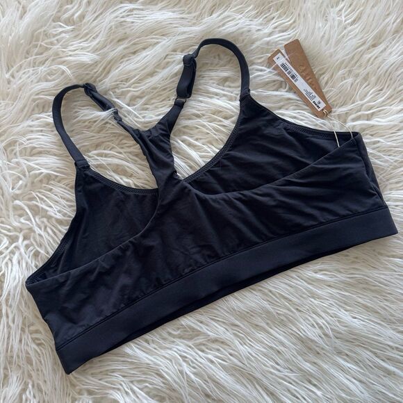 Skims Fits Everybody Racerback Bralette Onyx Size 3X - Picture 6 of 7